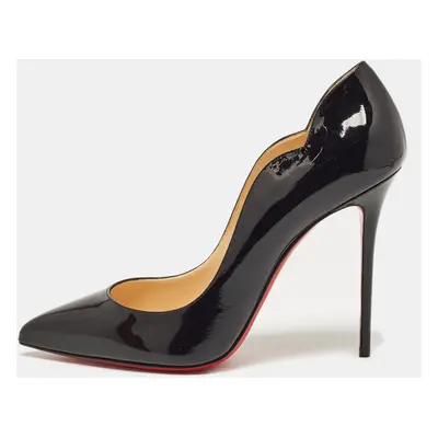 Christian Louboutin Black Patent Leather Hot Chick Pumps Size