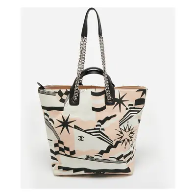 Chanel Multicolor Canvas La Pausa Bay Shopper Tote