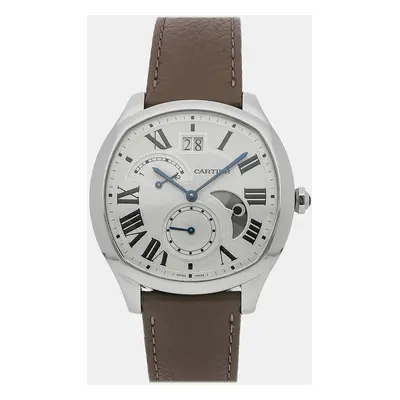 Pre-Owned Cartier Drive De Cartier Dual Time WSNM0005