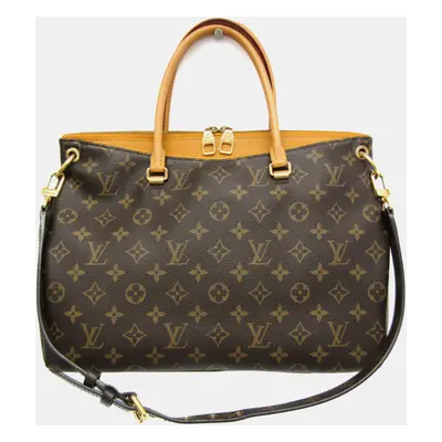 Louis Vuitton Brown Saffron Monogram Pallas Shoulder Bag