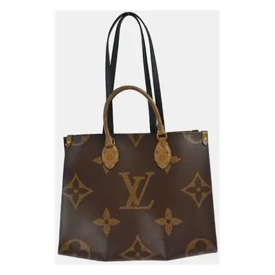 Louis Vuitton Brown Monogram Canvas Onthego MM Tote Bag