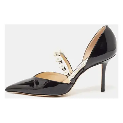 Jimmy Choo Black Patent Leather Aurelie Pumps Size