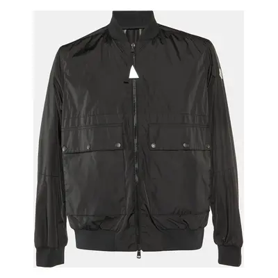 Moncler Black Nylon Iwao Zip Up Jacket