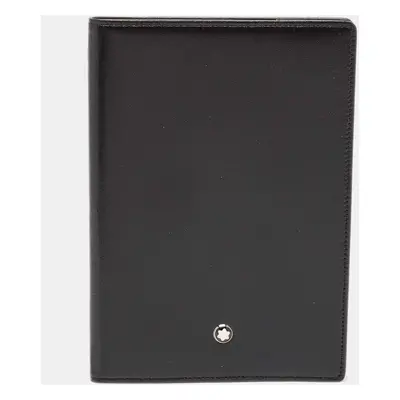 Montblanc Black Leather Meisterstuck Passport Holder