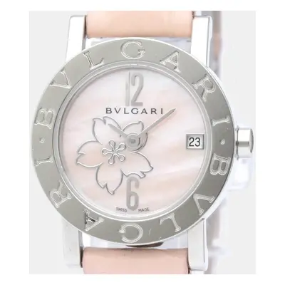 Bvlgari MOP Stainless Steel Bvlgari Bvlgari BB23SL Women's Wristwatch mm