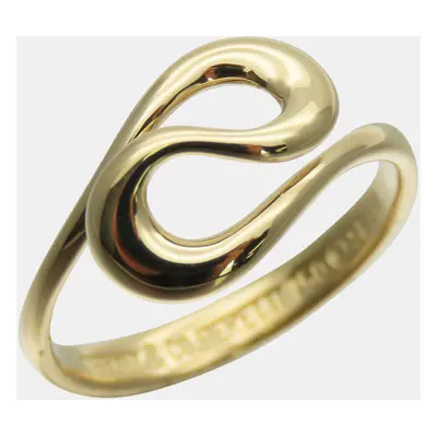 Tiffany & Co. 18K Yellow Gold Open Wave Ring EU