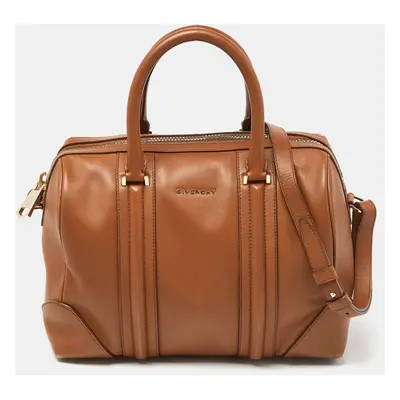 Givenchy Brown Leather Lucrezia Duffle Bag