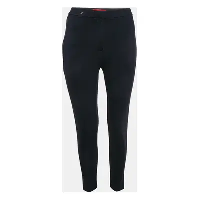 CH Carolina Herrera Navy Blue Knit Pants