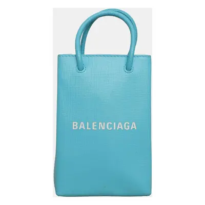 Balenciaga Logo Phone Crossbody Bag