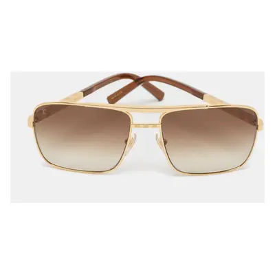 Louis Vuitton Brown/Gold Gradient Altitude Sunglasses