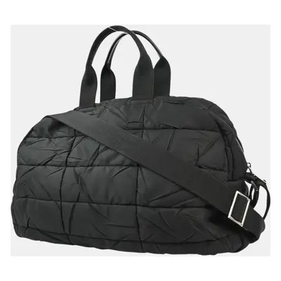 Prada Black Nylon Duffel Handbag