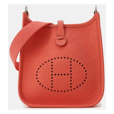 Hermes Evelyne Rose Texas Taurillon Clemence Size Tpm