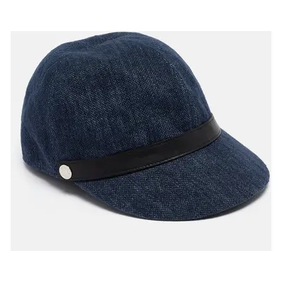 Hermes Leather Trim Linen Cap