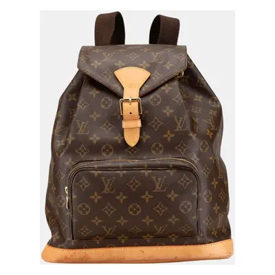 Louis Vuitton Brown Monogram Montsouris GM