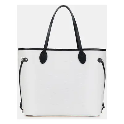 Louis Vuitton Black White Epi Bicolor Neverfull MM