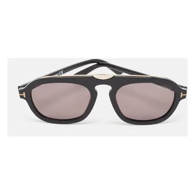 Tom Ford Black TF376 Sebastian Aviator Sunglasses