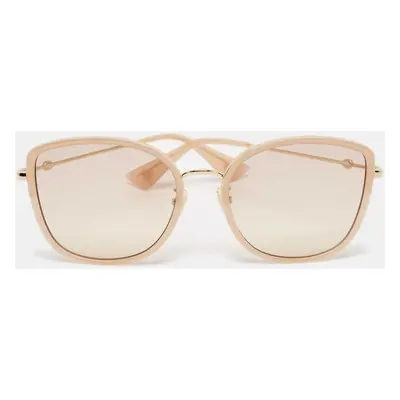 Gucci Beige Gradient GG0606SK Cat Eye Sunglasses