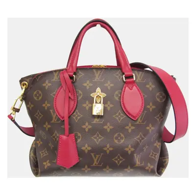 Louis Vuitton Monogram Flower Zipped Tote PM Shoulder Bag