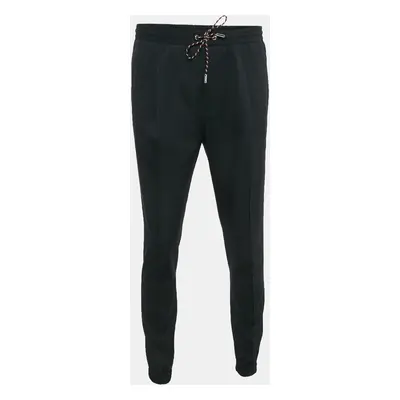 Dior Homme Black Virgin Wool Gabardine Trousers