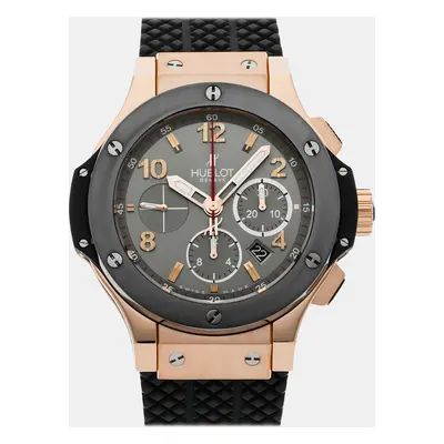 Hublot Grey 18k Rose Gold Big Bang 301.PT.401.RX Automatic Men's Wristwatch mm