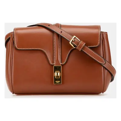 Celine Brown Mini Smooth Calfskin Soft Crossbody