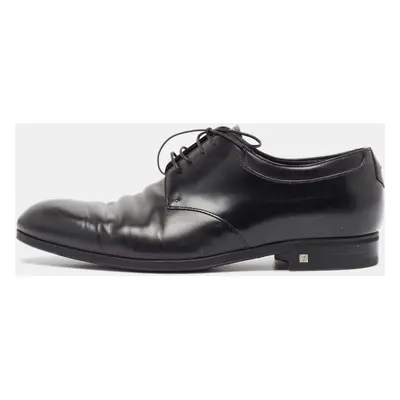 Louis Vuitton Black Leather Lace Up Oxford Size