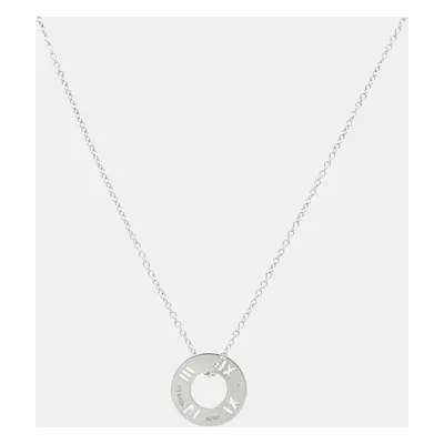 Tiffany & Co. Atlas Pierced Sterling Silver Pendant Necklace