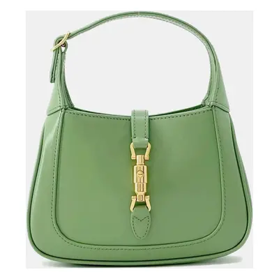 Gucci Green Leather Jackie Mini Bag