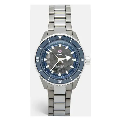 Rado Blue Plasma High-Tech Ceramic Titanium Stainless Steel Captain Cook R32128202 Men's Wristwa