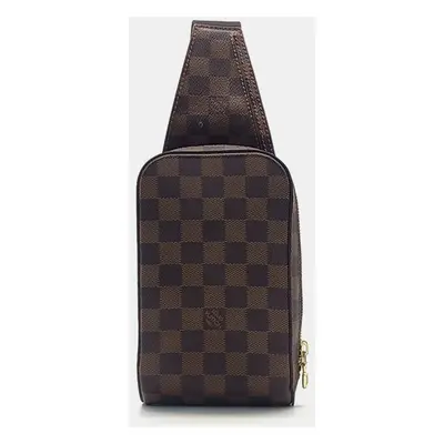 Louis Vuitton Brown Coated Canvas Damier Geronimos bag