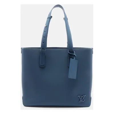 Louis Vuitton Blue Leather Aerogram Leather Fastline Tote Bag