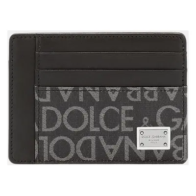 Dolce & Gabbana Black Leather Card Holder