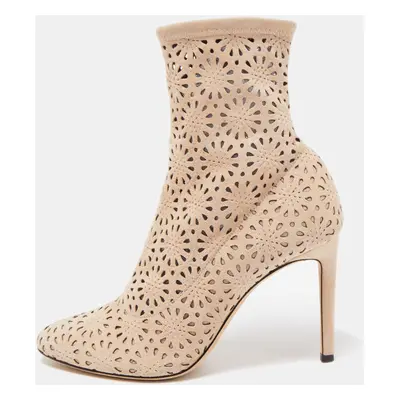 Giuseppe Zanotti Beige Suede Ankle Boots Size