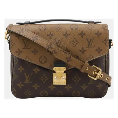 Louis Vuitton Monogram Reverse Pochette Metis MM Handbag