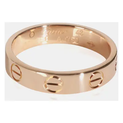 Cartier 18K Rose Gold Love Ring EU