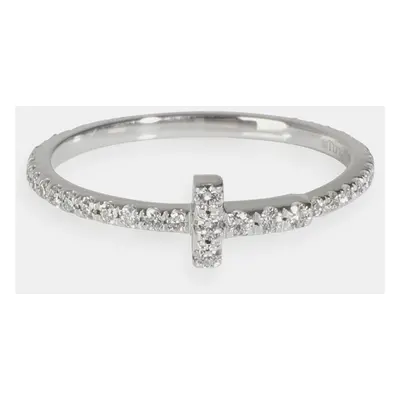 Tiffany & Co. 18K White Gold 0.2 ct Tiffany T Ring EU