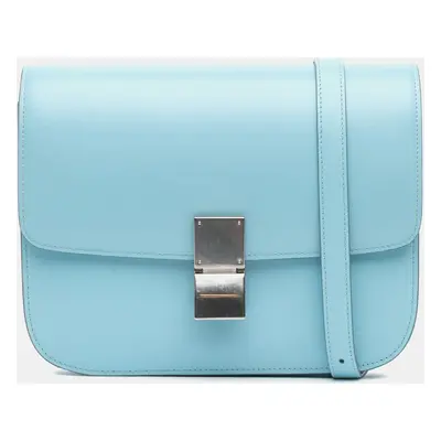 Celine Blue Medium Calfskin Classic Box