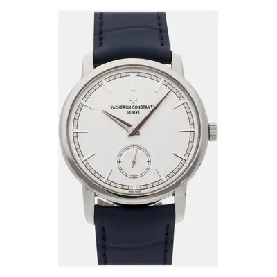 Vacheron Constantin Silver 18k White Gold Traditionnelle 82172/000G-9383 Manual Winding Men's Wr