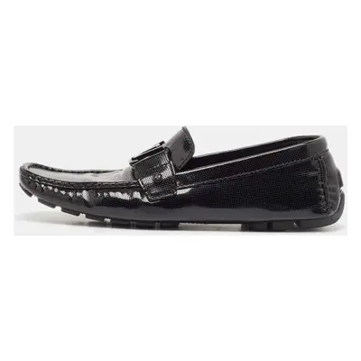 Louis Vuitton Black Patent Leather Monte Carlo Loafers Size