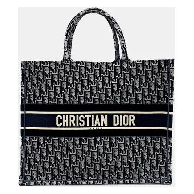 Dior Canvas Oblique Book Tote Bag