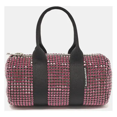 Alexander Wang Magenta Crystals Mini Cruiser Duffle Bag