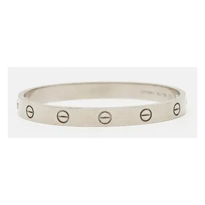 Cartier Love 18k White Gold Bracelet