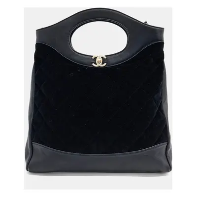 Chanel Velvet Shopping Bag