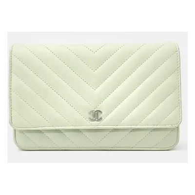 Chanel Chevron WOC Mini Crossbody Bag