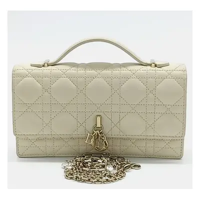 Dior Beige Leather Miss Mini Bag