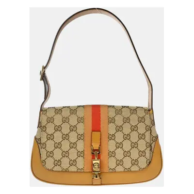 Gucci Brown GG Jackie Handbag