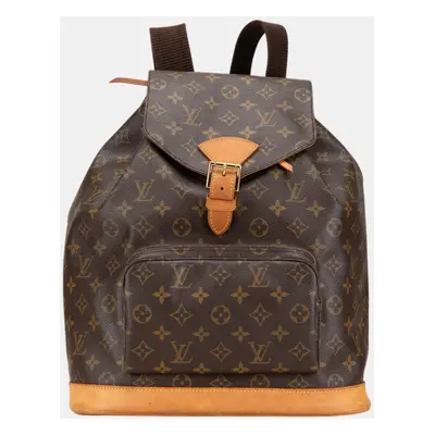 Louis Vuitton Brown Monogram Montsouris GM