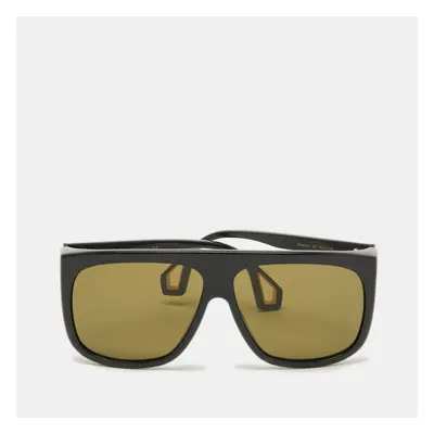 Gucci Black/Green GG0467S Oversized Square Sunglasses