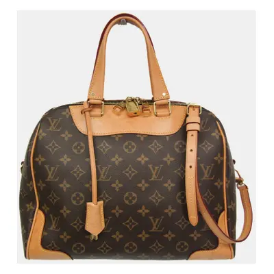 Louis Vuitton Monogram Retiro Handbag Brown