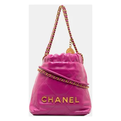 Chanel Pink Mini Calfskin Hobo